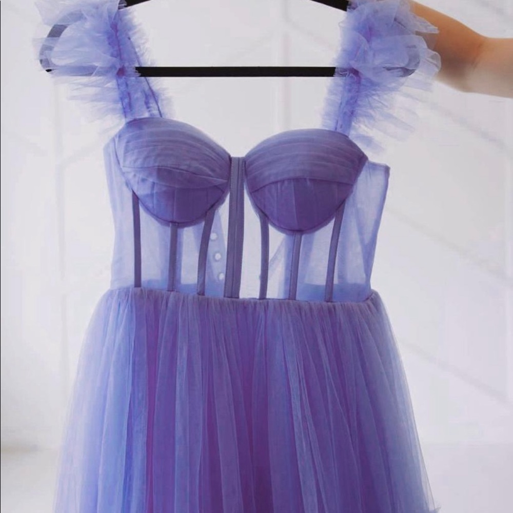 Ballgown purple dress